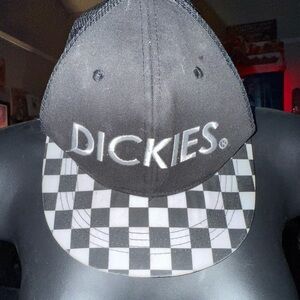 Dickies Black and White Checkered Hat